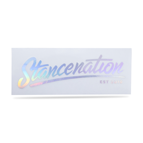 StanceNation SN logo Sticker Hologram